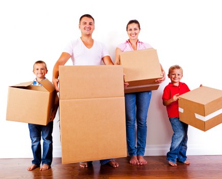Maryland team organizing items for residential storage pickup