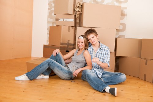 Local movers handling a small furniture removal in Maryland