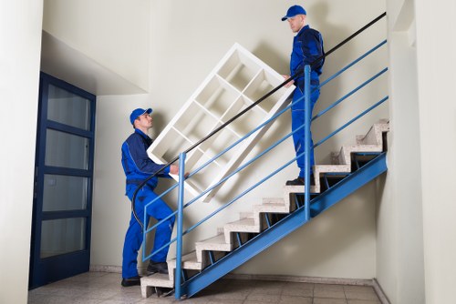 Climate-controlled storage unit for household belongings