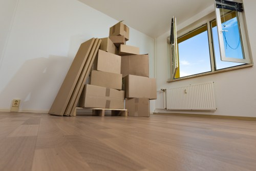 Climate-controlled storage space for long-term belongings