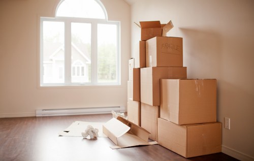 Local moving truck ready for a small removal service in Maryland