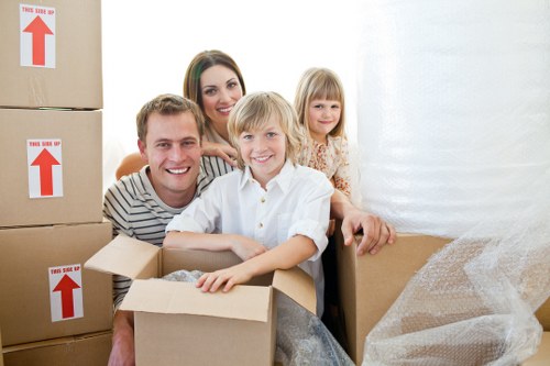 Residential packing support for a townhouse move in Maryland